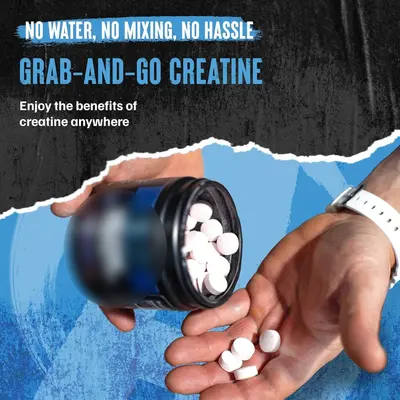 Creatine Chewable Tablets, Sports Supplement, Private Label - 3
