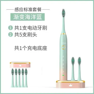 源头工厂超声波电动牙刷感应充电成人软毛全自动电动牙刷跨境批发 - 10