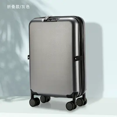Foldable Lightweight Carry-On Suitcase, Expandable Men's Trolley - 9
