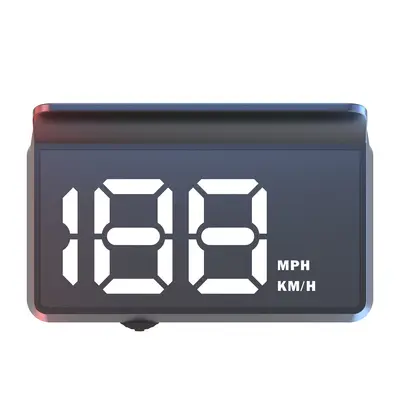 New W2 Universal HUD Head-Up Display Car GPS Speedometer KM MPH Car HUD Speedmeter - 7