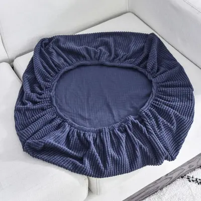 Solid Color Elastic Sofa Cover, Full Coverage, Thickened