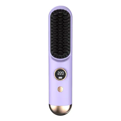 2-in-1 Cordless Hair Straightener and Curler with Negative Ion Care