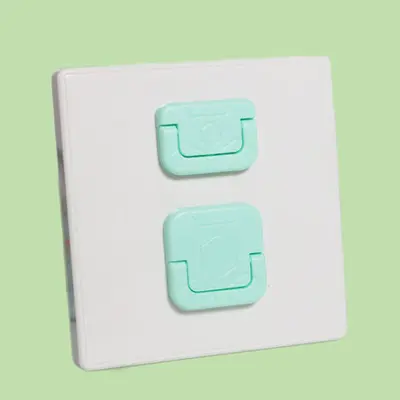 Child Anti-Shock Power Socket Protection Cover with Pull Ring, Insulated - 7