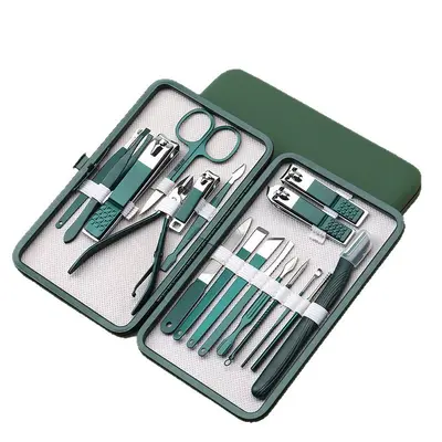 Multifunctional nail care set, stainless steel, gift box - 6