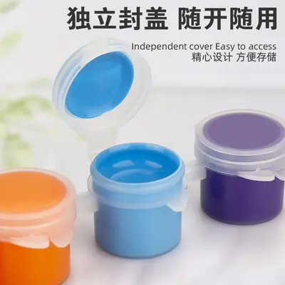 12-Color Acrylic Paint Set for Children, 6-Piece Painting Set