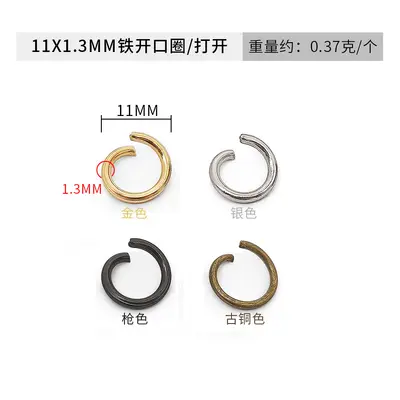 Iron 6-22mm Open Jump Rings and Clasps for Bracelets and Necklaces - 9