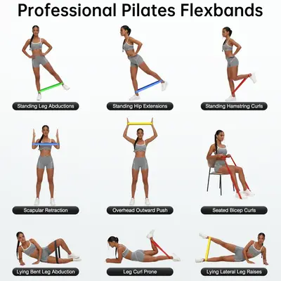 Elastic Resistance Band for Fitness, Yoga and Pull-Up Training - 4