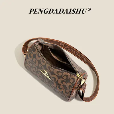 Large Capacity Retro Women's Single Shoulder Bag Crossbody Commuter Bag - 5