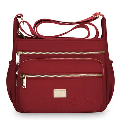Large-Capacity Multi-Compartment Women's Crossbody Bag - 12