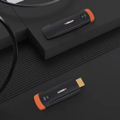 HDMI Kablosuz Aktarıcı Yüksek Çözünürlüklü Ses Video Aktarıcı 60 Metre Kablosuz Aynı Ekran Proyeksiyonu Cihazı Çoklu Bire Bir Desteğiyle
