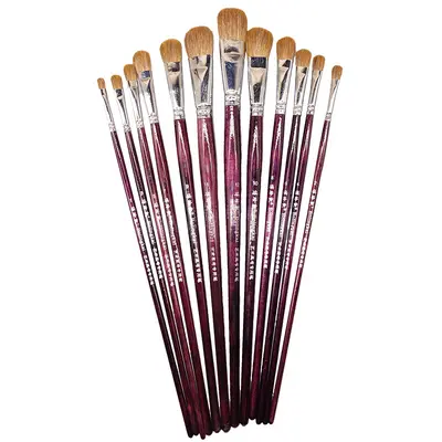 Paint brush set for acrylic and oil painting - 6