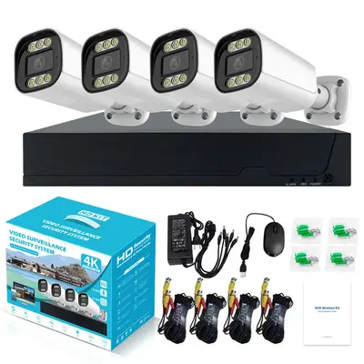 AHD security camera set 5MP night vision, 4/8-channel DVR - 9
