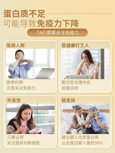 汤臣倍健蛋白质粉中老年人女性乳清营养店蓝罐星钻蛋白粉650g