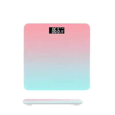 Human Body Scale Weight Scale Optional Rechargeable Health Scale LED Hidden Display Smart Home Colorful Mini Electronic Scale Factory