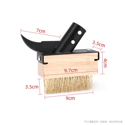 Long Handle Steel Wire Weed Brush Set for Garden and Floor Cleaning - 11