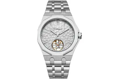 Durenwei Herren-Automatikuhr Tourbillon Stahlarmband - 7