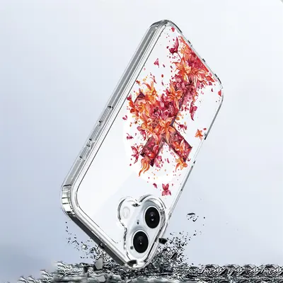 Apple iPhone 17 Pro Max manyetik telefon kılıfı, sınır ötesi Avrupa ve Amerikan çiçek desenli TPU+PC koruyucu kılıf