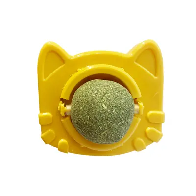 Rotating Catnip Ball Cat Toy with Lick and Chew Teeth Cleaning Function - 6
