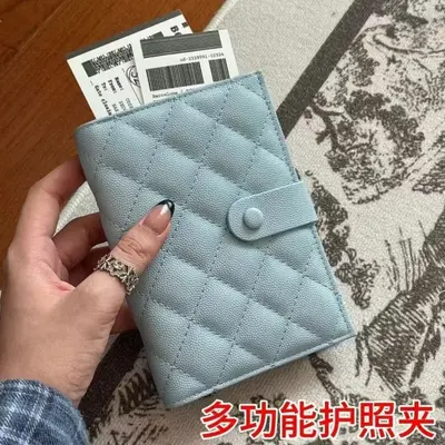 Kore tarzı pasaport çantası, 3-in-1 cüzdan, kadın - 8