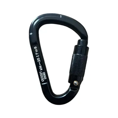 Air Yoga Hammock, Red, with D-Type Load-Bearing Automatic Lock Carabiner - 11