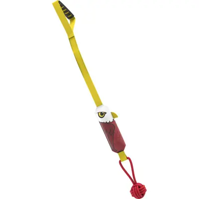 Squeaky Dog Toy with Cotton Ball and Rope Knot, Interactive - 8