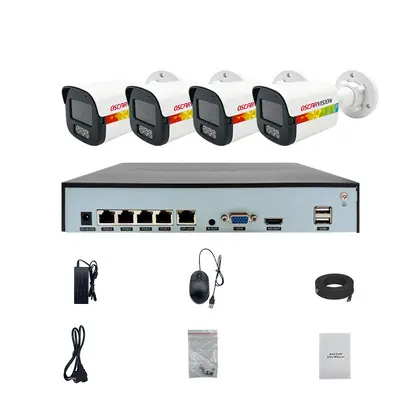 Poe security camera set 4k high resolution night vision recording camera indoor and outdoor waterproof monitor equipment - 9