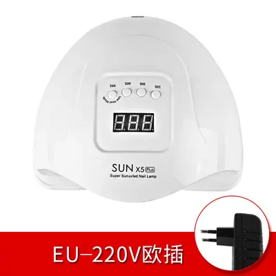 Sınır ötesi SUNX5plus tırnak lambası 120W çabuk kuruyan tırnak fototerapi makinesi tırnak pişirme lambası UV tırnak fototerapi lambası - 9