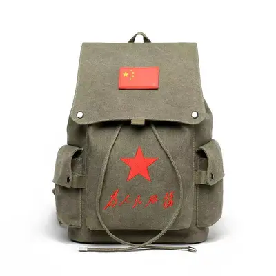 Men's Canvas Retro Daily Backpack - 8
