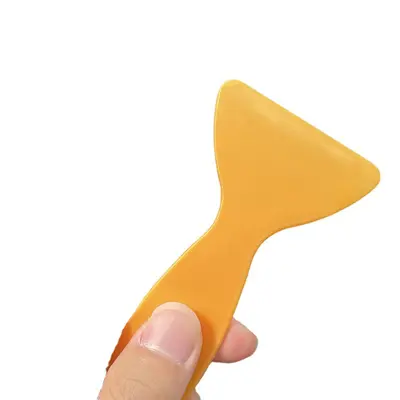 Yellow Rubber Scraper for Car Window Film Installation, Film-Safe