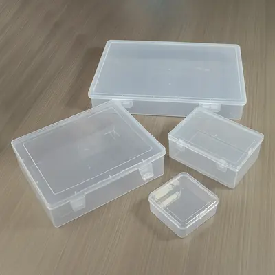 Şeffaf Büyük Yüksek Şeffaf Plastik Saklama Kutusu PP Oyuncak Kitap Dosya Düzenleme Kutusu Pigment Şişesi Plastik Saklama Kutusu - 4