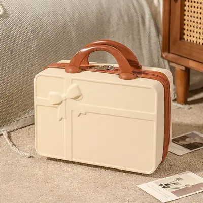 2025 luggage 14 inch suitcase stylish mini storage cosmetic bag luxury gift box wholesale