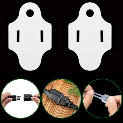 US Plug Waterproof Gasket and Outdoor String Light Plug Cover - 2