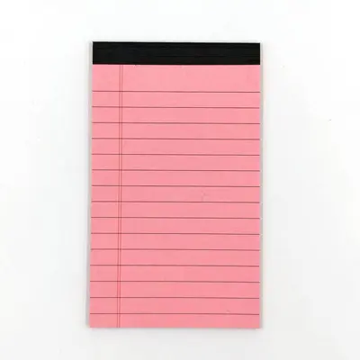 A7 Colored Tear-Off Memo Pad, Non-Adhesive, 30 Sheets, Lined - 10