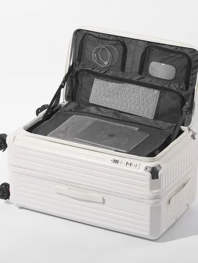 28 Inch Side-Opening PC Luggage, Large Capacity, Expandable Travel Suitcase - 6