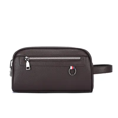 Men's Business Clutch Bag, Soft PU Leather, Large Capacity - 9
