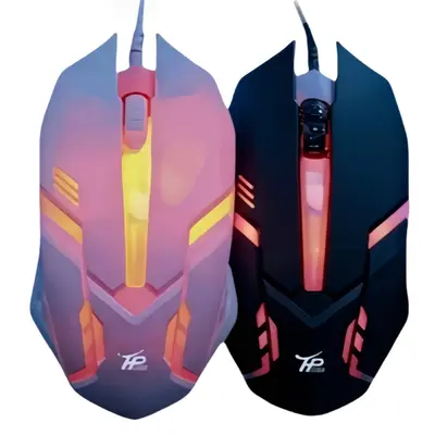 Wired USB Light-Up Gaming Mouse for Desktop and Laptop
