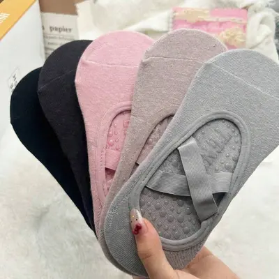 Yoga and Pilates Socks for Women, Non-Slip, Summer, Indoor Fitness