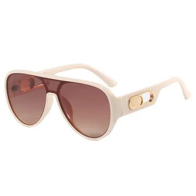 Retro-Sonnenbrille mit UV-Schutz, schlichtes Unisex-Design - 12
