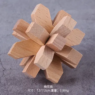 Luban Lock Full Set, Wooden Puzzle, High Difficulty - 13