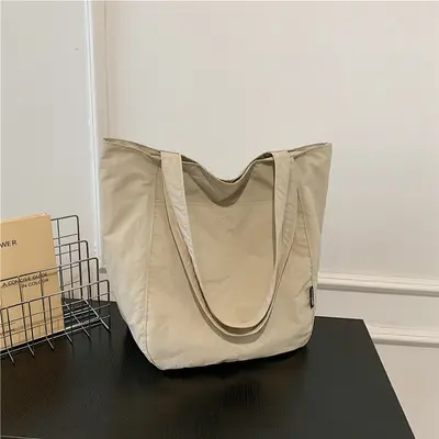 Waterproof Nylon Women's Shoulder Bag, Large Capacity, Casual Design - 8