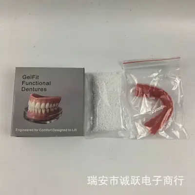 Silicone Temporary Full-Coverage Fake Tooth Cover, Stage Prop - 10