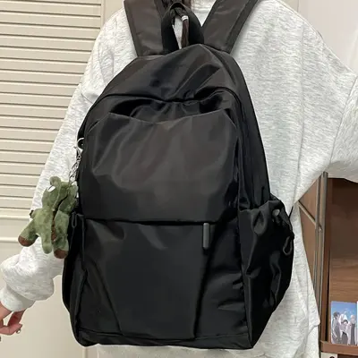 Men's Backpack, Large Capacity, for School and Travel with Laptop Compartment