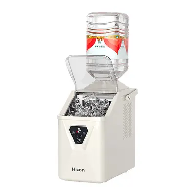 HICON Household Ice Maker, Fully Automatic, Fast Ice Cubes