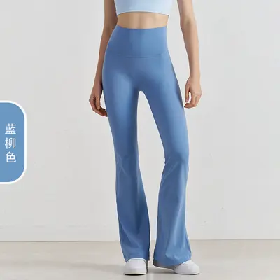 NF Lycra Dikişsiz Kadın Yüksek Belli Çan Yoga Pantolonu - 8