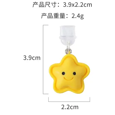 Universal Cartoon Phone Dust Plug Silicone Port Stopper for Type-C Apple Android Huawei