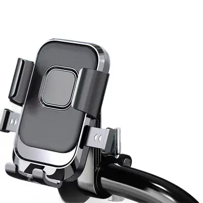 E-Scooter- und Motorrad-Handyhalterung, Rückspiegelmontage, 360-Grad-drehbar