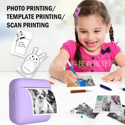 Sınır ötesi Amazon Mini Yazıcı Taşınabilir Dijital Fotoğraf Küçük Etiket Termal Yazıcı Çocuk Hediyesi