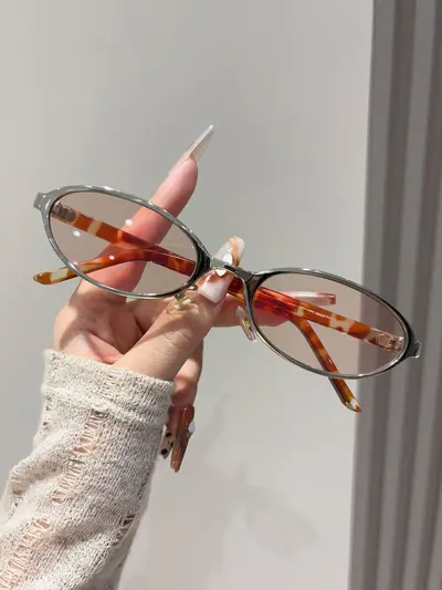 2026 Small-Frame Oval Sunglasses, UV400 Protection, Retro Style - 9