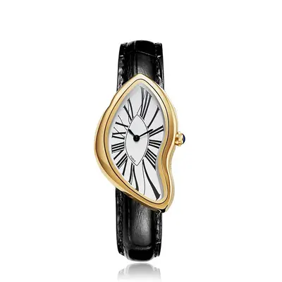 New Men's Watch Irregular Fashion Versatile Women's Vintage Wristwatch High Quality Lightweight Luxury Niche Cross-Border Quartz Watch - 7