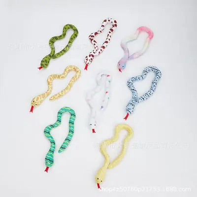 Snake-Shaped Teething Dog Toy, Bite-Resistant - 3